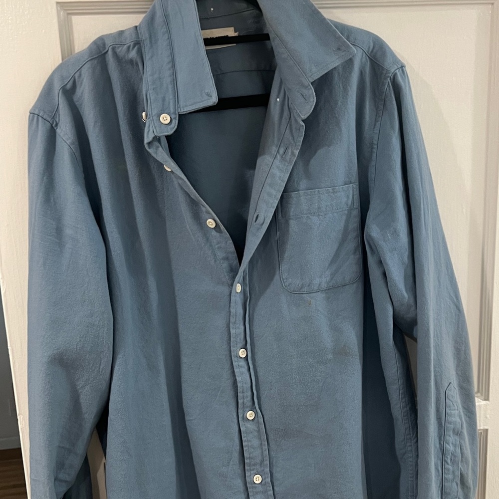 Taylor stitch jack shirt xl 44 blue